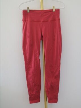 lululemon athletica Red Active Leggings